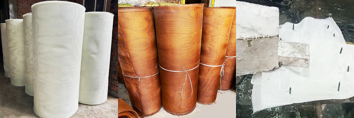 White Resin Coated Fiberglass Filter Mesh for Molten Aluminum White Resin Coated Fiberglass Filter Mesh for Molten Aluminum