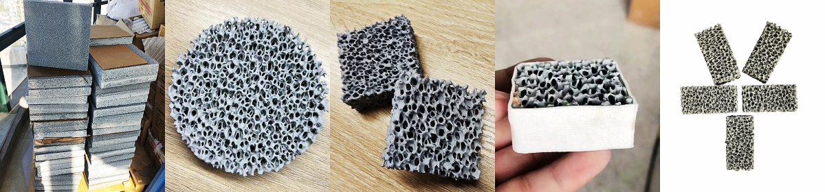 Silicon Carbide (SiC) Ceramic Foam Filters Solutions for Iron and Copper Casting Silicon Carbide (SiC) Ceramic Foam Filters Solutions for Iron and Copper Casting