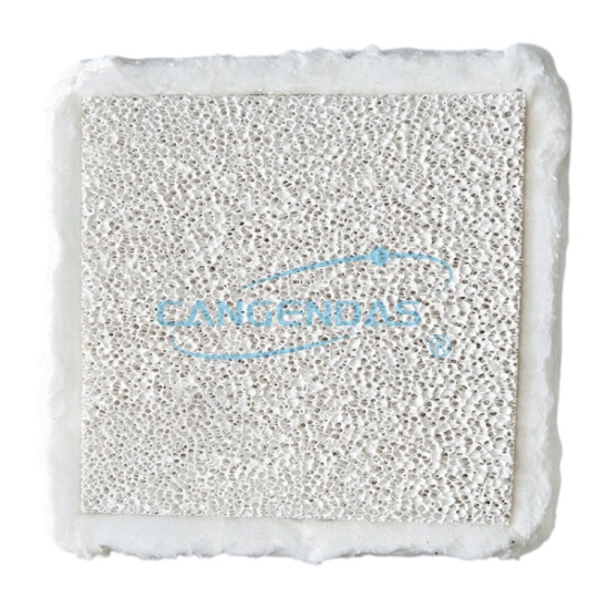 Three Gaskets Options Alumina CFF Aluminum Foundry