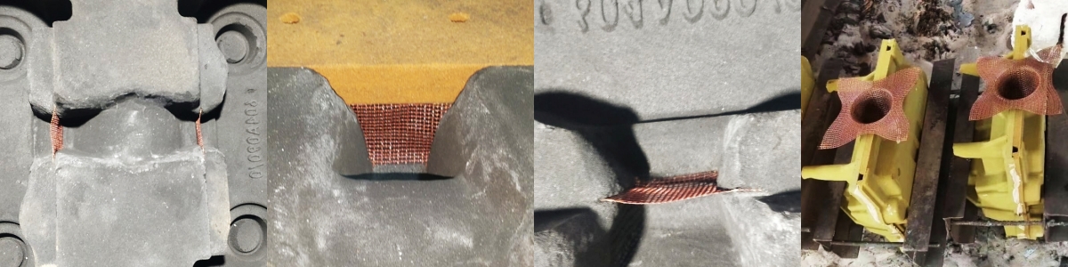 High Silica Fiberglass Filter Mesh for Iron Copper and Steel Casting High Silica Fiberglass Filter Mesh for Iron Copper and Steel Casting