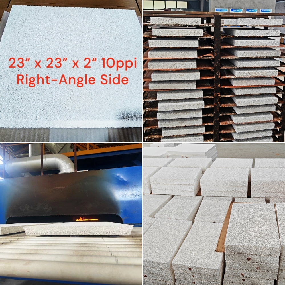 Alumina Ceramic Foam Filter Plates for Aluminum and Aluminum-Alloy Casting Alumina Ceramic Foam Filter Plates for Aluminum and Aluminum-Alloy Casting