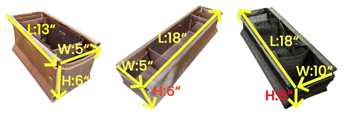 TF Combo Bag Fiberglass Filter Bag for Molten Aluminum