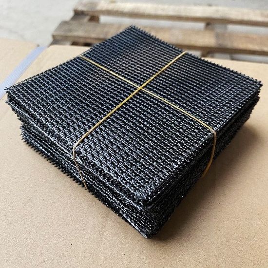 High Temp Carbonized Fiberglass Mesh Filter