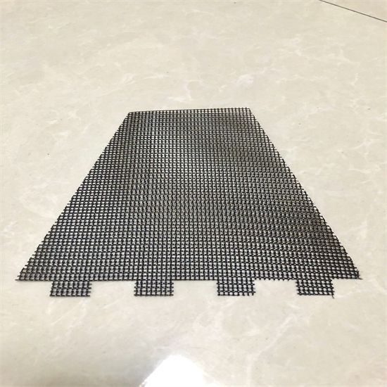 High Temp Carbonized Fiberglass Mesh Filter