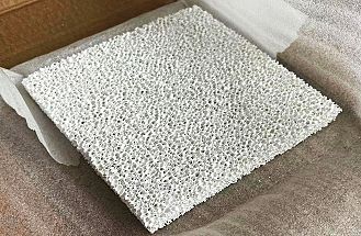 Alumina ceramic foam filter plate for pouring casting filtration