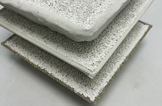 Alumina ceramic foam filter plates with three Edge Covering and Side Cutting