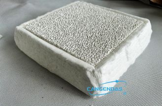 17 x17 x2inch Alumina Ceramic Foam Filter Plate For Alumina Ingot