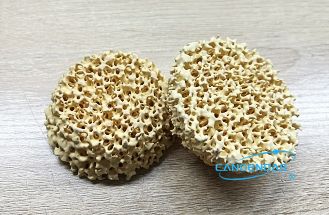 Trapezoid Zirconia ceramic foam filter for steel liquid filtration