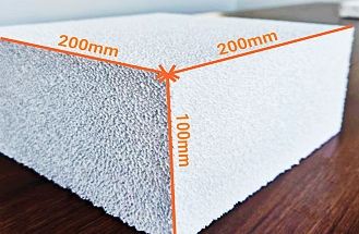 200X200X100mm 40ppi Alumina ceramic foam filters for Australia client