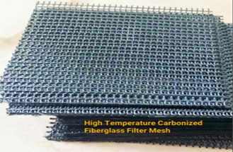 Fiberglass Filtration Mesh for Foundry Industry Applications