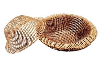 Cap type fiberglass filter mesh for aluminum automobile wheels cylinder pistons filtration