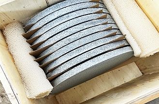 Dia500mmx30mm 50ppi SIC Ceramic foam filters package