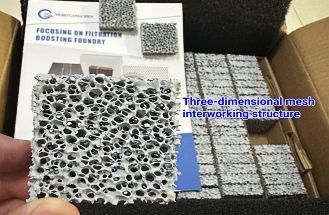 SIC (silicon carbide) ceramic foam filters for Iron casting.