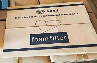 Alumina ceramic foam filter exported to Brazil market