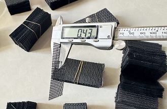 94x50mm Carbonized Fiberglass Filter Mesh are exported to Russian Market