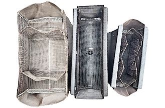 Various sizes of Fiberglass TF Combo Bags for Aluminum Casting