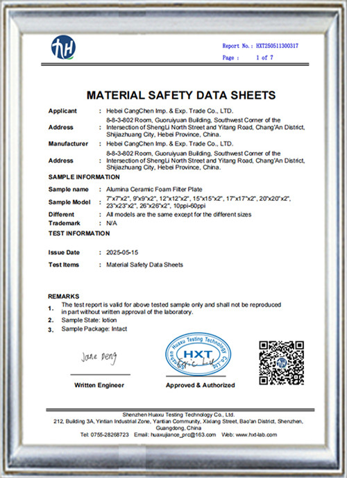 ALUMINA-MSDS