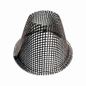 Fiberglass Cap/Hat Type Filtration Mesh For Aluminum Pistons