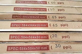 Alumina Ceramic Foam Filter Plate Exported to Bahrain Client