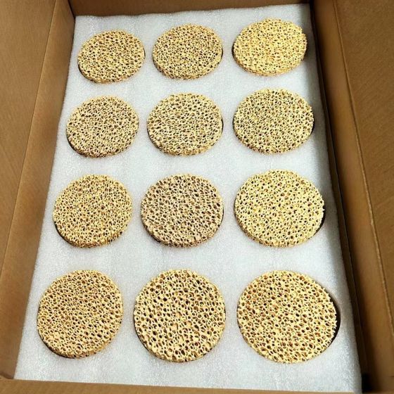 Refractory Reticulated Structure Zirconia Ceramic Foam Filter