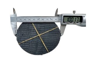 Round Fiberglass Filter Mesh For Recycled Aluminium Melt