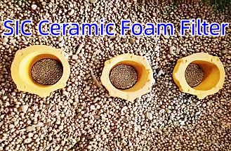 Customized SIC Ceramic Foam Filter For Iron And Steel Casting Filtration