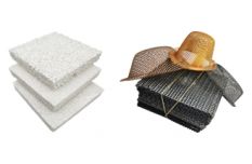 Alumina Ceramic foam filter VS Carbonized Fiberglass filter mesh