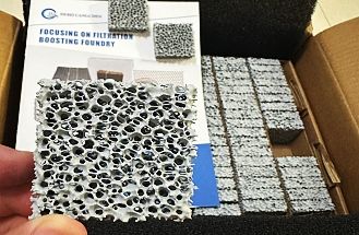 Ceramic Foam Filter For Iron and Copper Casting Filtration To India Market