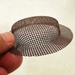 Fiberglass Cap filter mesh for Aluminum casting filtration