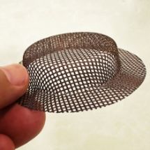 Fiberglass Cap filter mesh for Aluminum casting filtration