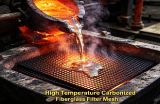 Carbonized Fiberglass Filter Mesh For Molten Aluminum Filtration Smokeless Low Gas